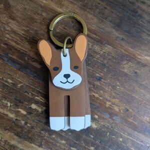 Fossil Bulldog Keychain